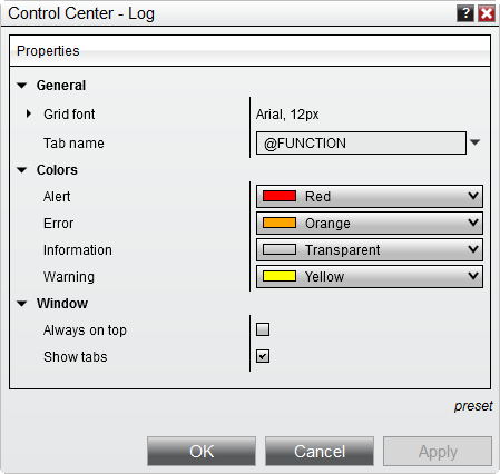 ControlCenter_Log_Properties