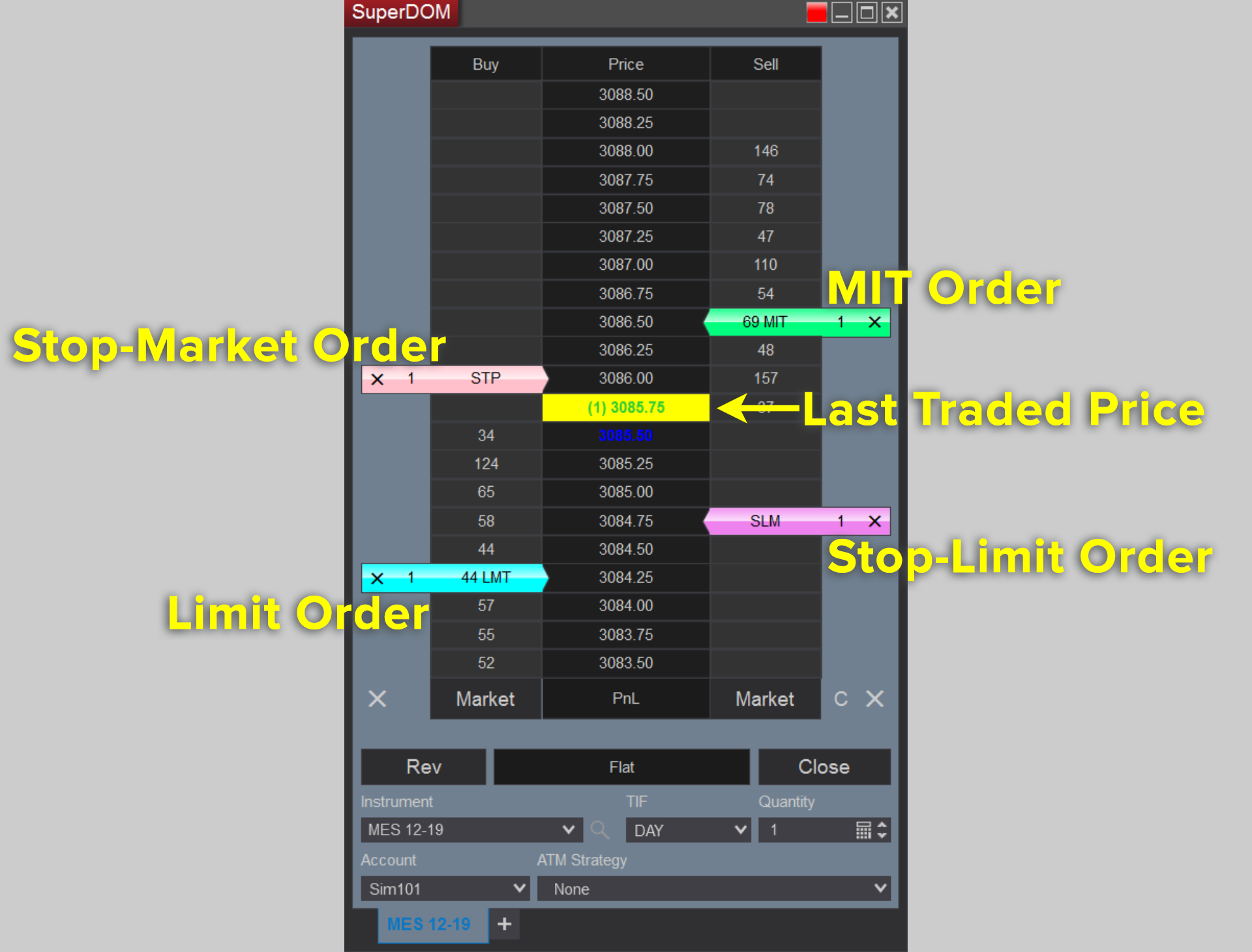 How To Use The SuperDOM Price Ladder For Order Entry NinjaTrader