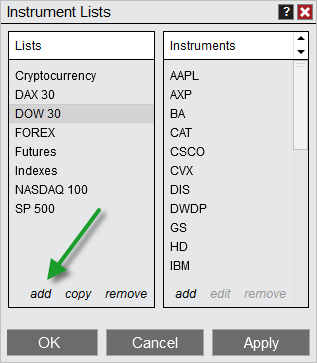 InstrumentLists_Lists