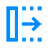 A bar with an arrow going left to right with a line of dots above it and below it