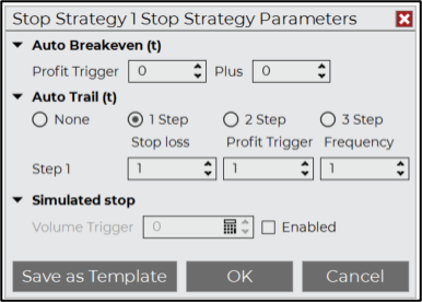 Setting an ATM Trailing Stop