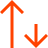 Two arrows going opposite ways
