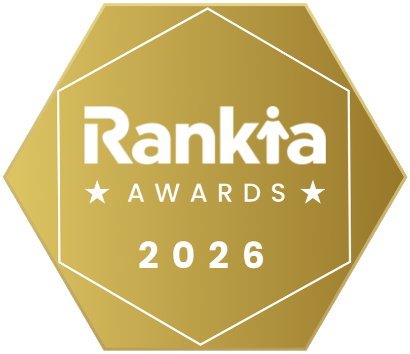 Sello Rankia Awards 2026: Mejor plataforma de trading por API, NinjaTrader