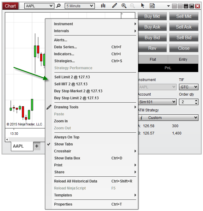 Como me conecto ao recurso de reprodução do NinjaTrader Desktop?