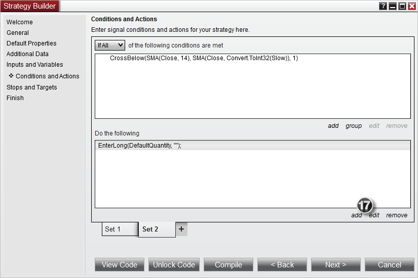 SimpleMACrossoverBuilderStep17