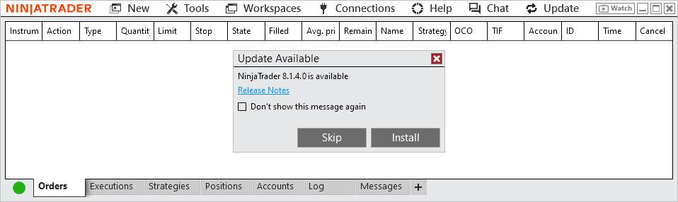 NinjaTrader 8